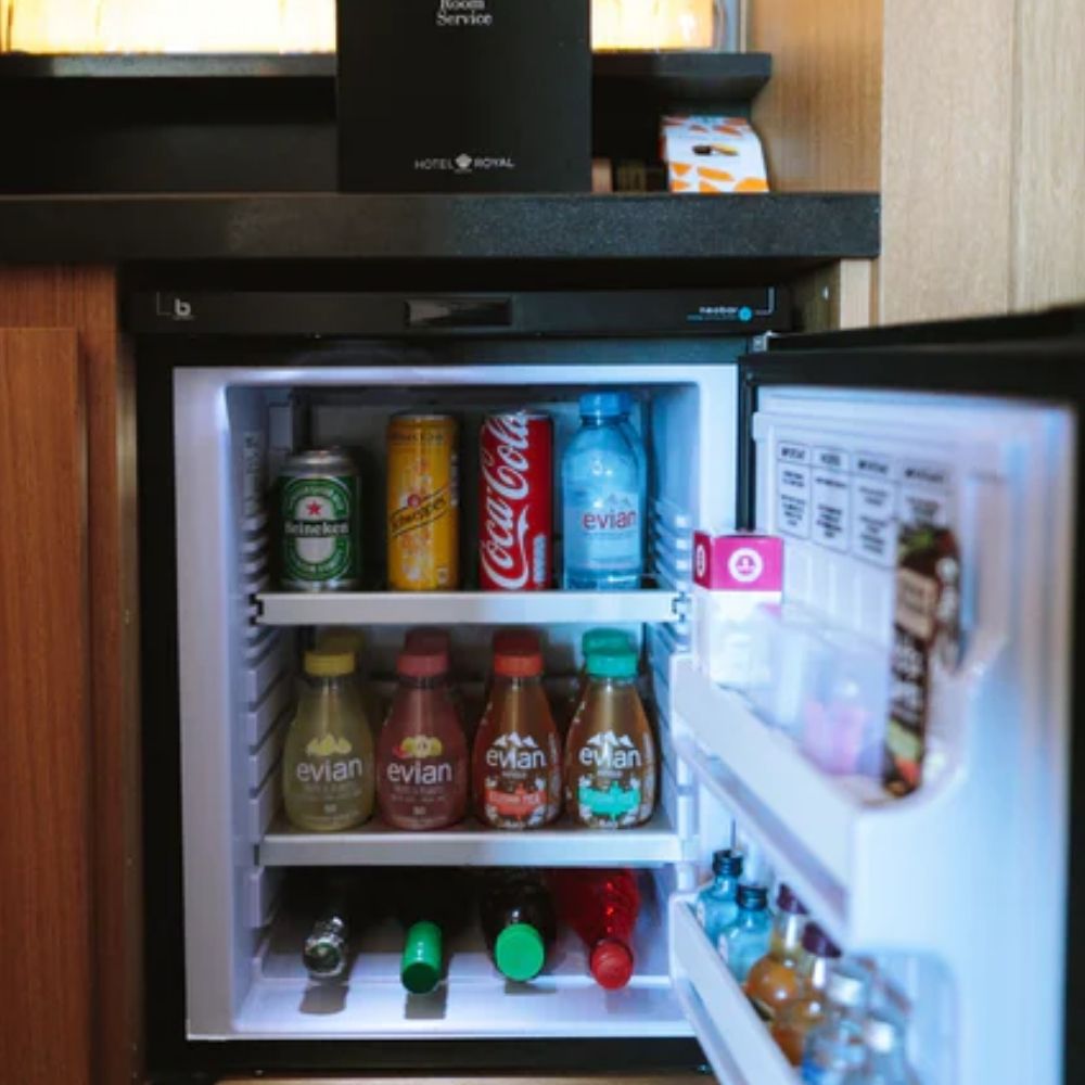 21 Best Mini Fridge Ideas That Keep Food Cool And Fresh wide clock