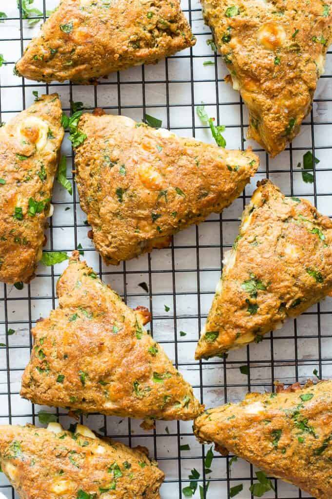 Feta And Spinach Scones