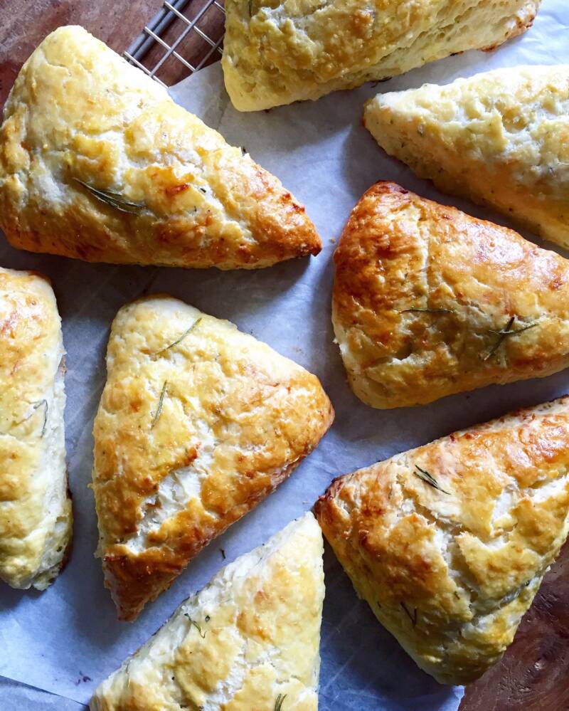 Savory Rosemary Parmesan Scones