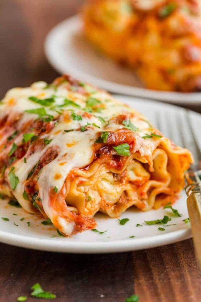  Beef Lasagna Roll Ups