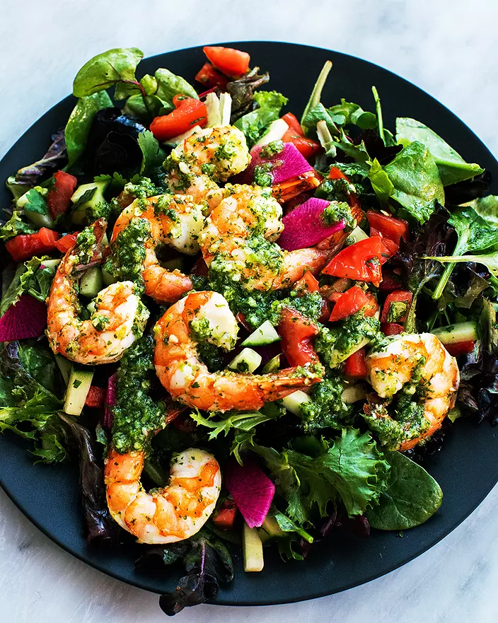 Cilantro Lime Shrimp Salad