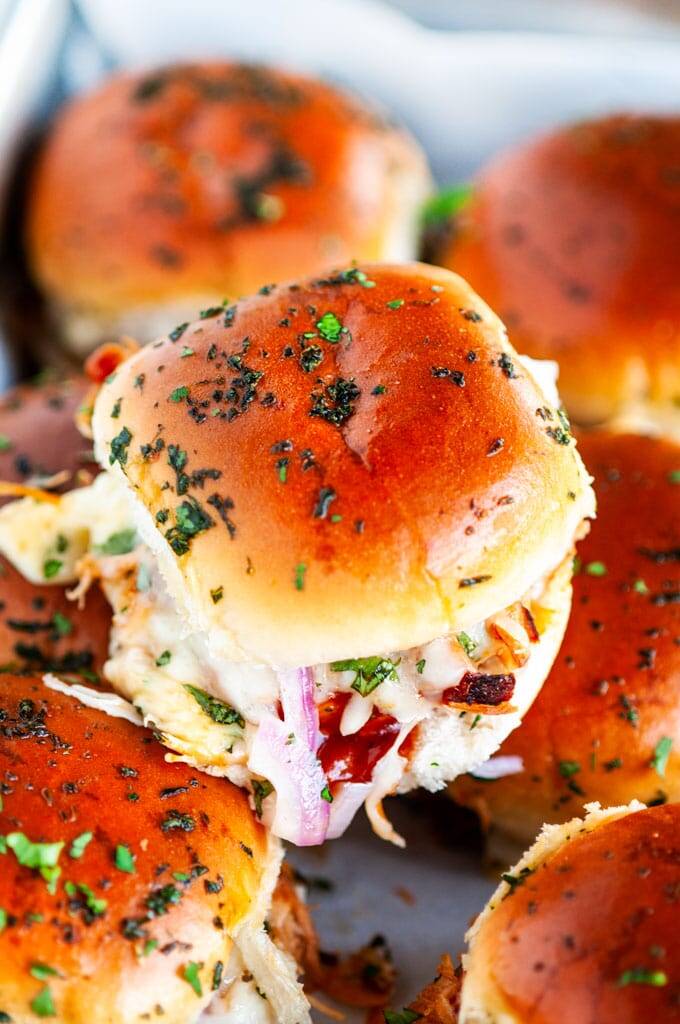 BBQ Chicken Sliders