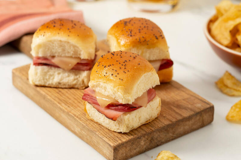 Hawaiian Ham And Cheese Slider