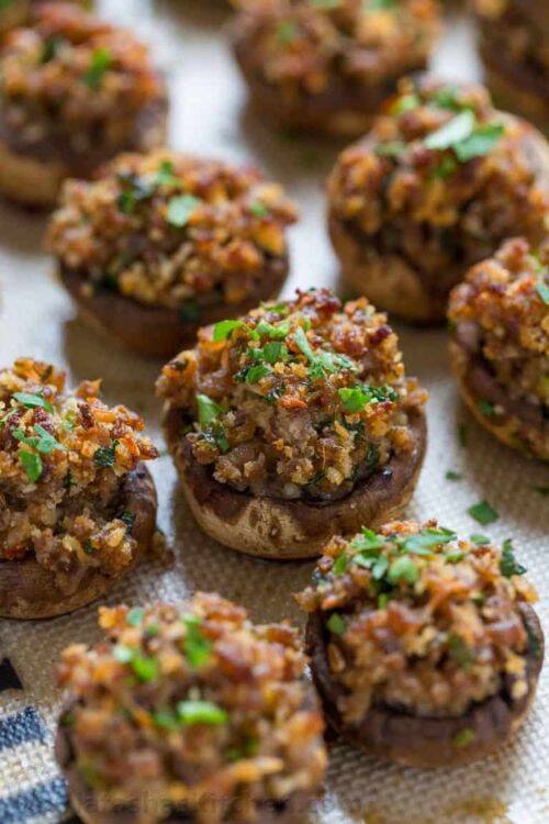 from vegan cream of mushroom soup to sausage stuffed mushrooms, discover the best mushroom recipes