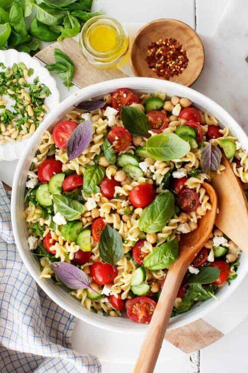 from cucumber salad to pasta salad and more, make these healthy salad recipes