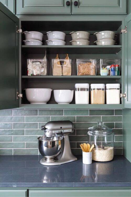 how to organize kitchen cabinets